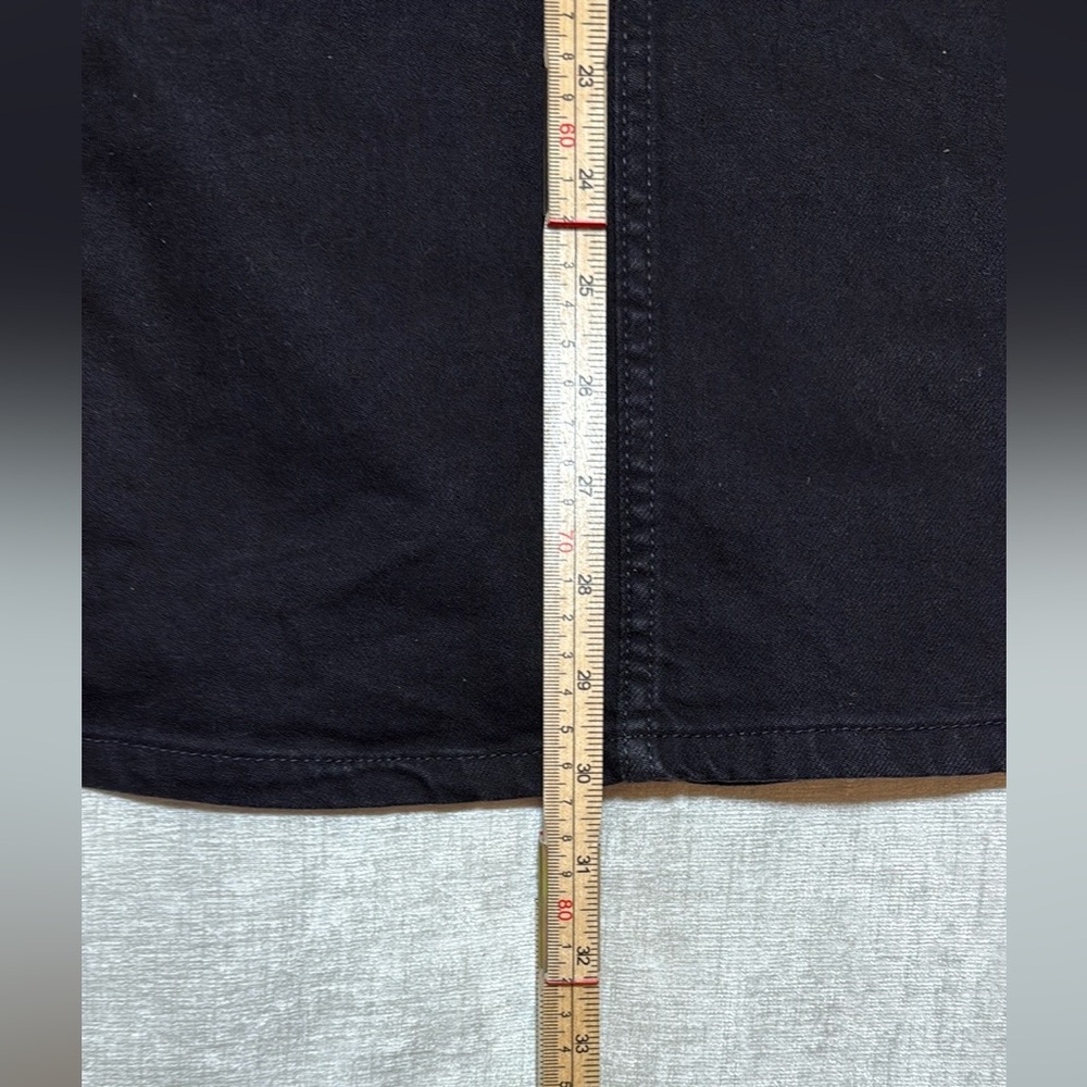 Banana Republic Black Midi Button Up Pencil Skirt Sz 8 - Picture 6 of 6